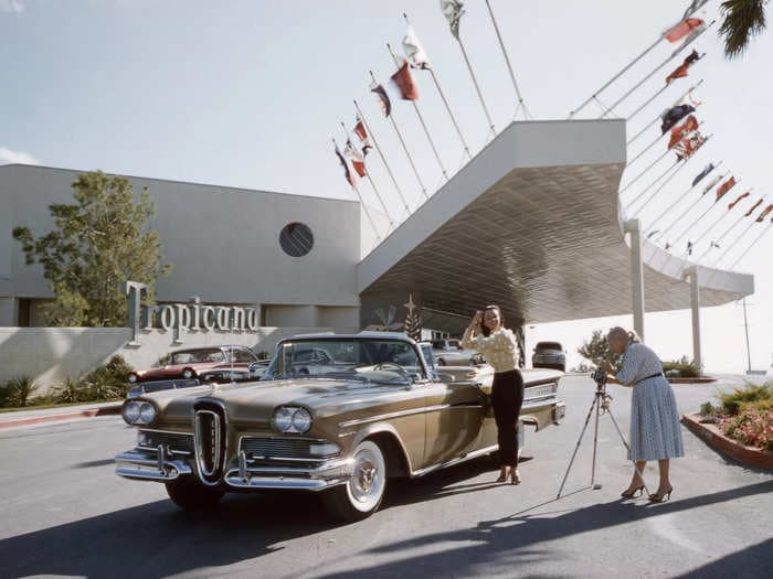 The historic Tropicana hotel in Las Vegas could be demolished - old photos show what the resort was like in its midcentury heyday