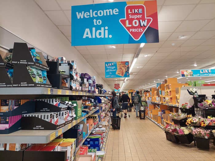 Wealthy shoppers keep flocking to Aldi and dollar stores and say there's no longer any stigma, report says