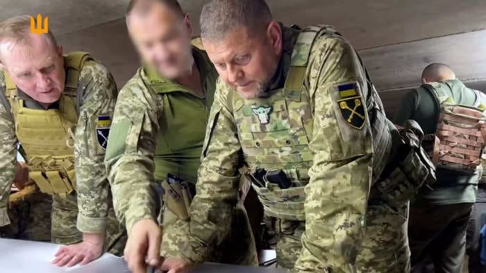 Ukraine's 'Iron General' was spotted on video rocking an unusual Baby Yoda patch, and it's not immediately clear why