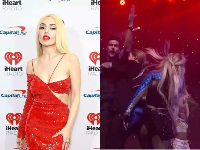 Ava Max says a fan slapped her 'so hard' on stage just days after Bebe Rexha had a phone thrown at her head