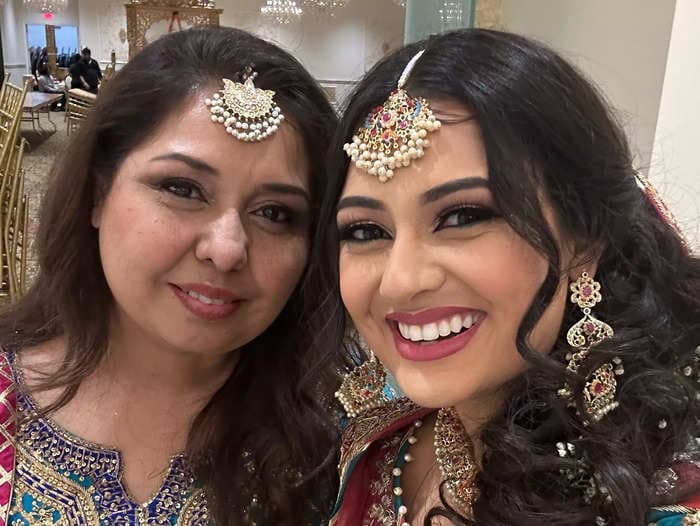 A bride was shocked after her mom delivered a stellar surprise dance performance to M.I.A.'s 'Bad Girls' during her Pakistani wedding