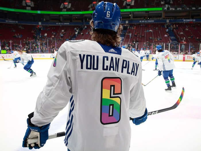 NHL bans Pride jerseys on the ice next season because they've become a 'distraction' from the game, official says