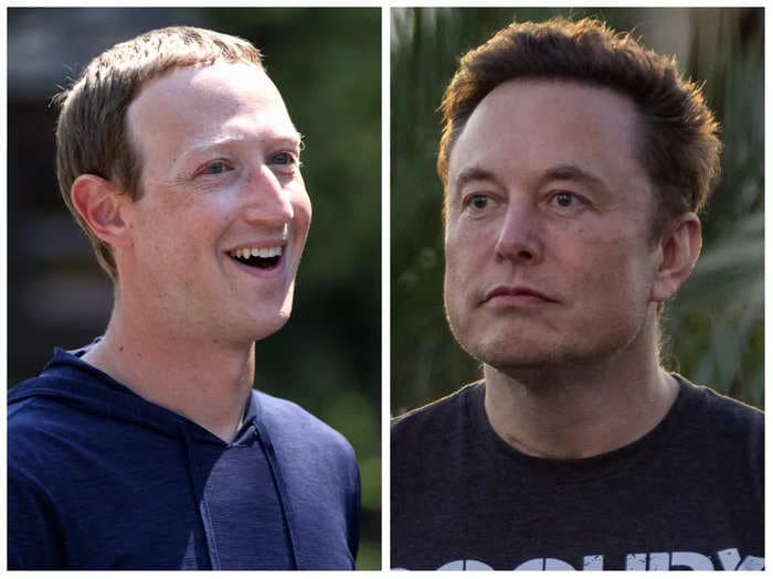 Elon Musk and Mark Zuckerberg are both acting like high schoolers amid talk of cage match, Musk's dad says, calling a fight a 'no-win situation for Elon'