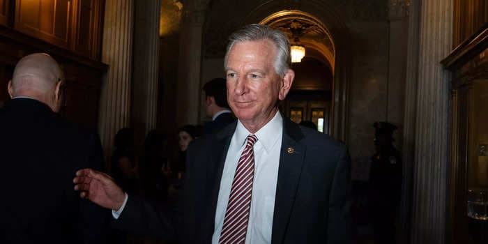 Sen. Tommy Tuberville voted against a bill that just gave his state $1.4 billion for rural broadband. He's celebrating it anyway.