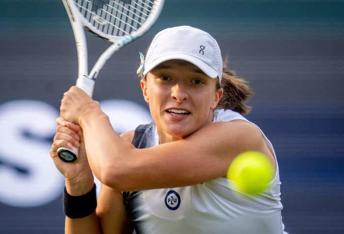 The world's No. 1 tennis star just hit a mind-boggling 'hotdog' shot — and it may be a sign she's ready to surmount her greatest weakness