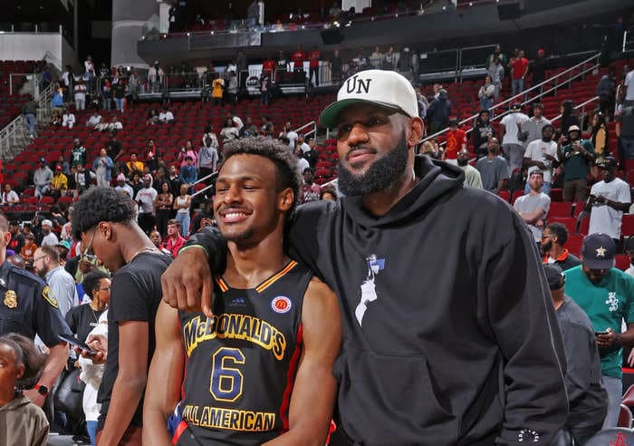 LeBron James' son Bronny is about to become the most polarizing NBA Draft prospect ever