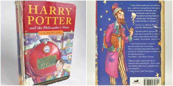 A collector's tattered Harry Potter book, bought for 38 cents at a library sale, turned out to be an ultra-rare first edition worth $6,000