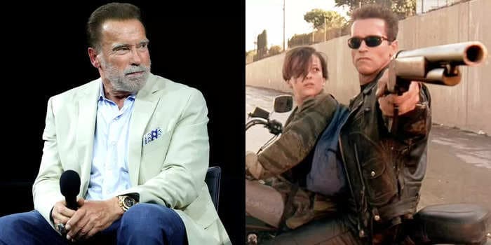 Arnold Schwarzenegger says the threat of artificial intelligence in 'Terminator 2' 'has become a reality': 'Today, everyone is frightened of it'