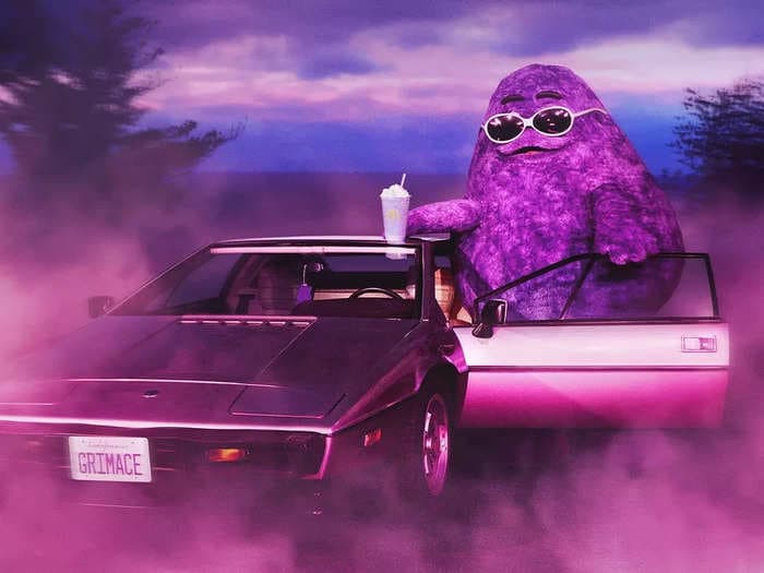 A history of Grimace, the bizarre McDonald's mascot now making a comeback as a queer meme icon