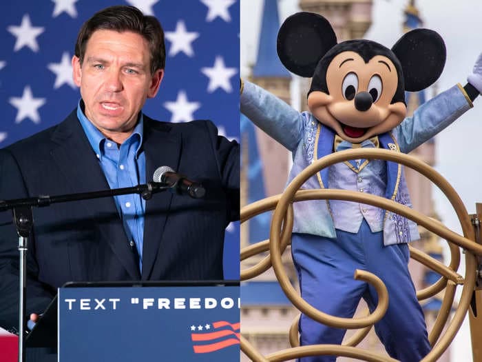 DeSantis is trashing Disney all over America, accusing the company of trying to 'sexualize' children. Don't expect Disney to hit back in court, defamation experts say