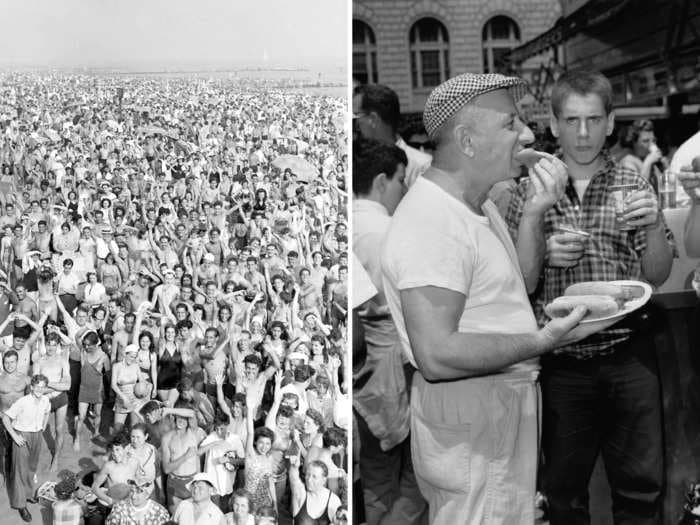 Vintage photos show what Coney Island's 4th of July celebrations used to look like