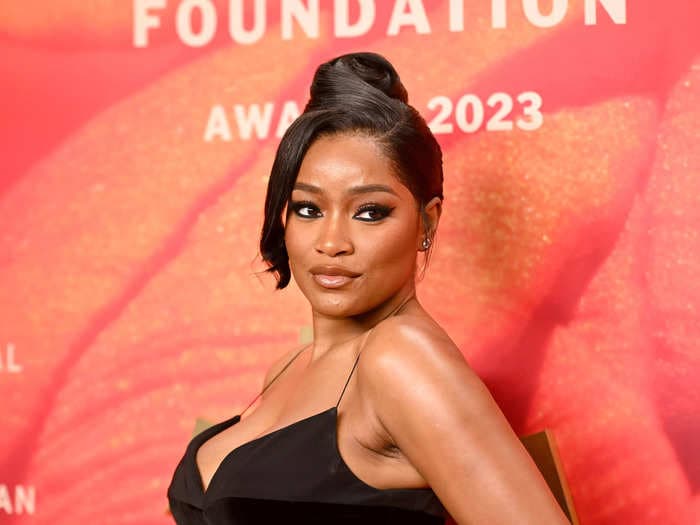 Keke Palmer's boyfriend tweeted 'you a mom' after she wore a sheer dress to an Usher concert