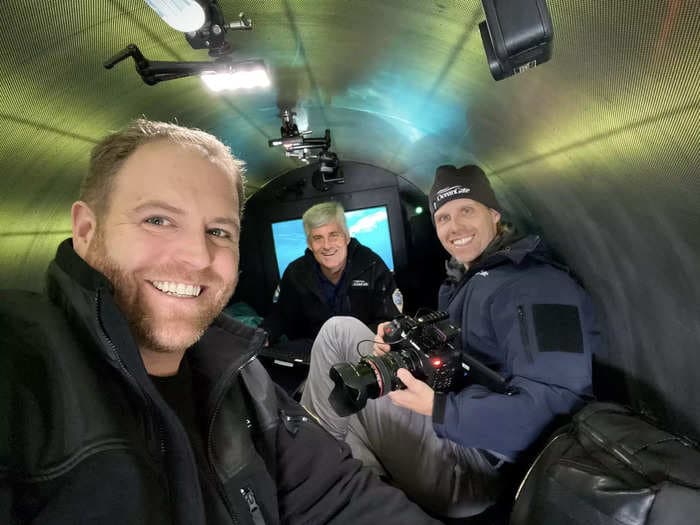 OceanGate CEO Stockton Rush was 'blinded by his own hubris,' says a documentary cameraman who took a rocky test dive on his sub