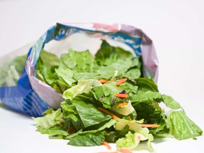 A parasite in bagged salad was linked to a spike in cases of a stomach bug that can cause explosive diarrhea