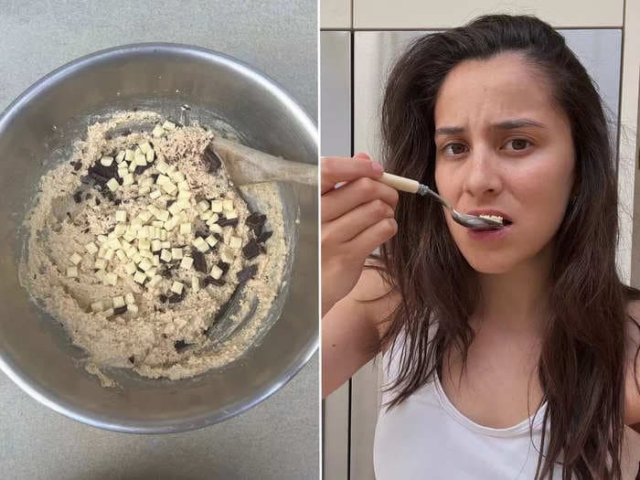 TikTok is convinced you can make cookie dough from cottage cheese. I tried it &mdash; and sorry, I'm not buying it.