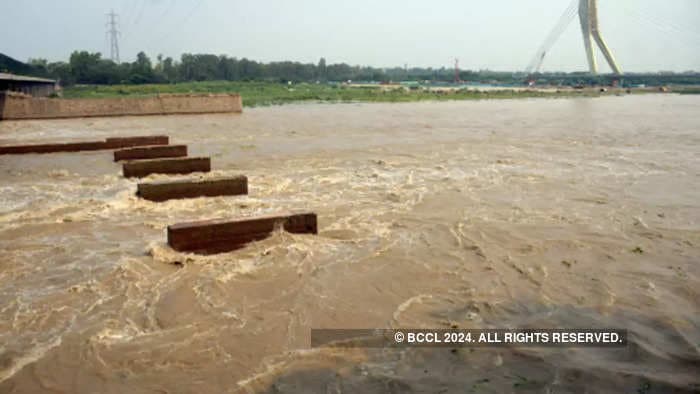 The Yamuna inched closer to the warning mark in Delhi