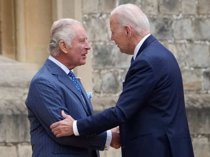 Biden appeared to break royal etiquette rules as he greeted King Charles during his visit to the UK