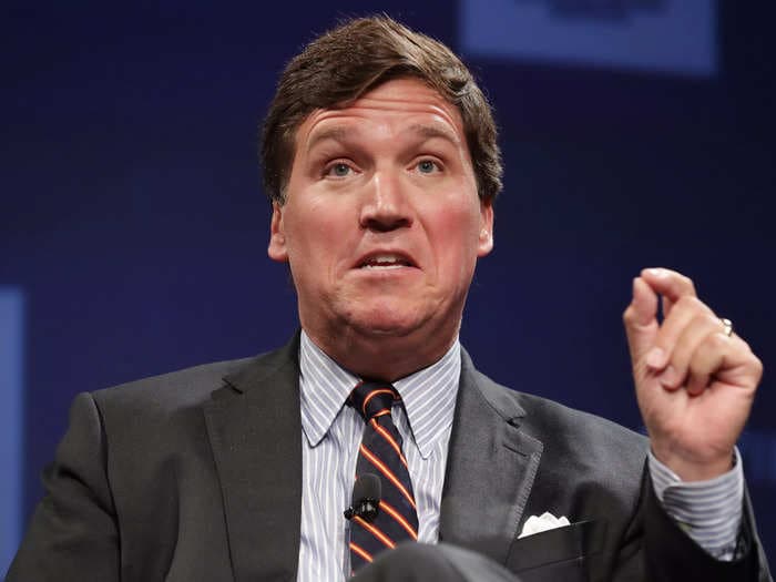 The number of views for Tucker Carlson's new show on Twitter has dropped by 86% since its launch