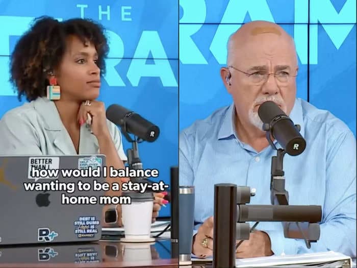 A woman with $192K in student debt asked Dave Ramsey how to afford to be a stay-at-home mom on just her husband's $33K salary