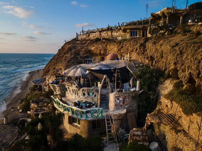 An Israeli man spent 50 years carving an underground home into a cliff. Now the government wants to evict him. Take a look inside.