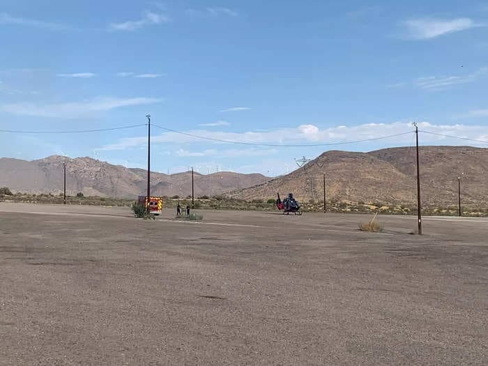 A mountain biker who stopped to help rescue 4 dehydrated hikers in the scorching San Diego desert died on his way back to his group