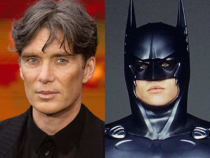 Cillian Murphy 'knew' he was the wrong choice to play Batman in Christopher Nolan's 'Dark Knight' trilogy, and says getting into Val Kilmer's Batsuit was an 'operation'