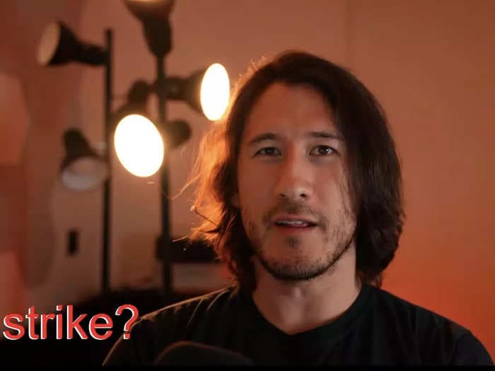 YouTube superstar Markiplier said he supports striking actors, but joked that he doesn't know how it works being 'on strike' against himself