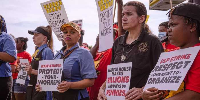 Waffle House violence is so common it has become a meme. Now, fed-up workers are unionizing and demanding the company improve security.