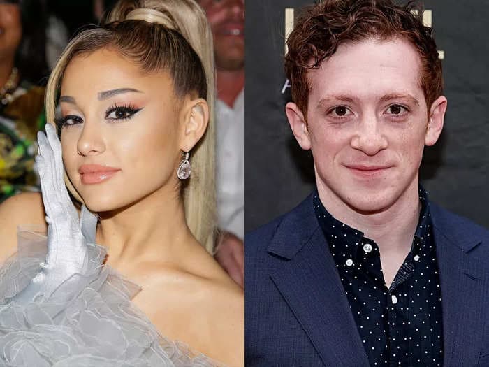 Meet Ethan Slater, Ariana Grande's rumored new boyfriend who's known for playing Spongebob on Broadway