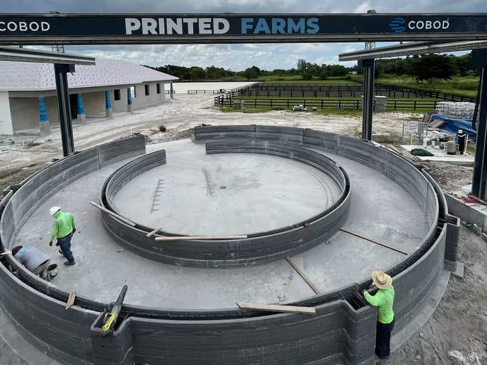 The world's largest 3D-printed building will soon be a luxury barn in Florida's 'Disney World for Horses' &mdash; see inside the $3.3 million project