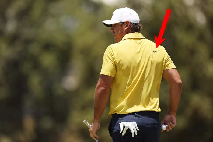 Nike found a clever new spot for the swoosh on its golf shirts and and the only question is 'Why did it take so long?'