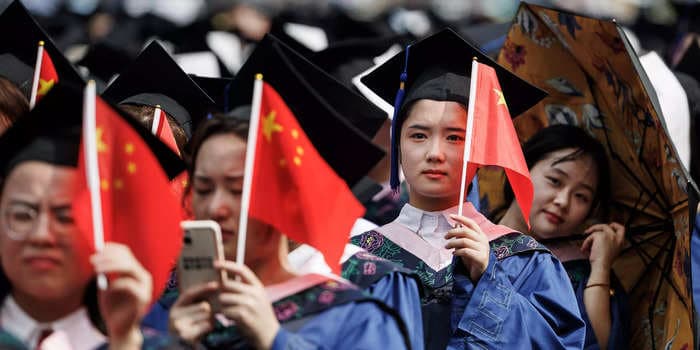 China's real youth unemployment rate could actually be close to 50% - more than double the official rate