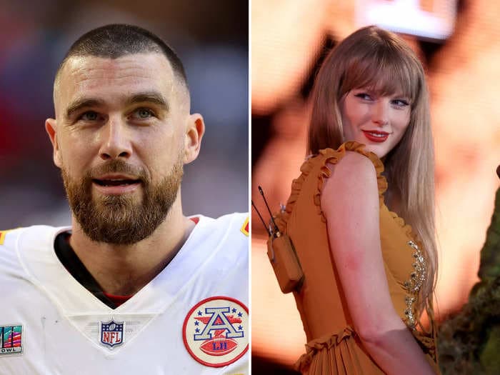 NFL player Travis Kelce tried to woo Taylor Swift with a friendship bracelet at her concert — and says he was 'butt-hurt' when she didn't want to meet him