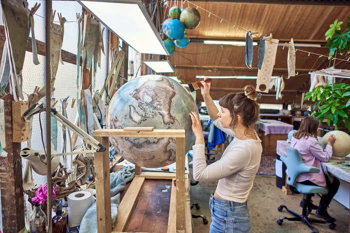 Astronauts, ecologists, and bands are splashing out up to $100,000 on luxury custom-made globes