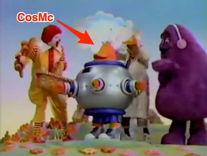 Meet CosMc, the obscure alien McDonald's mascot behind its new restaurant spinoff chain