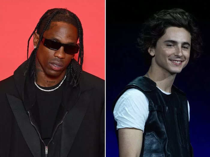 Travis Scott appears to throw shade at Timothée Chalamet in a track on his new album 'Utopia'