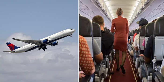 A Delta Air Lines passenger threatened to 'cut off' a flight attendant's head with a shard of glass and put her into a chokehold during a flight to New Orleans: report