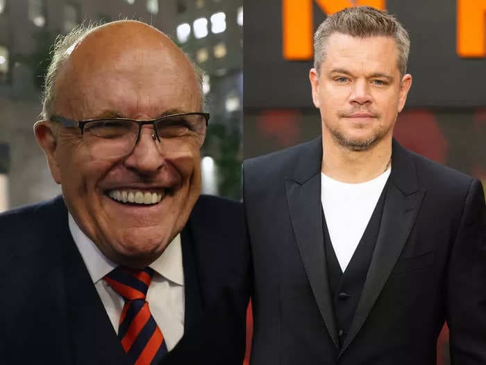 Rudy Giuliani called Matt Damon a homophobic slur and mocked his height, according to a lawsuit filed by his former assistant