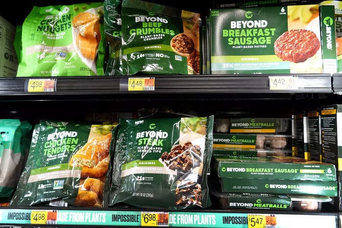 Beyond Meat, the poster child of plant-based meat, saw sales tank as cash-strapped shoppers turn away from expensive alternative proteins