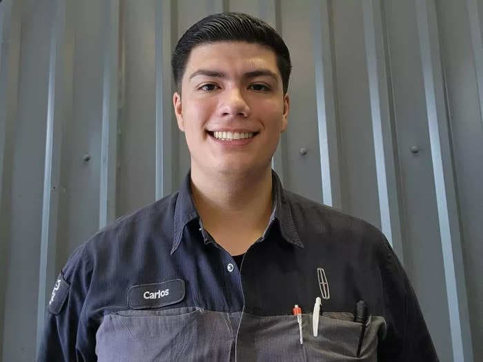 A Miami Gen Zer skipped traditional college and kicked off his career with a 2-year training program. Now he works at Ford and is certified to service EVs.