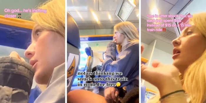 An American tourist infuriated viewers saying she sneaked onto a train without paying while on vacation in Rome. She says it was just clickbait.