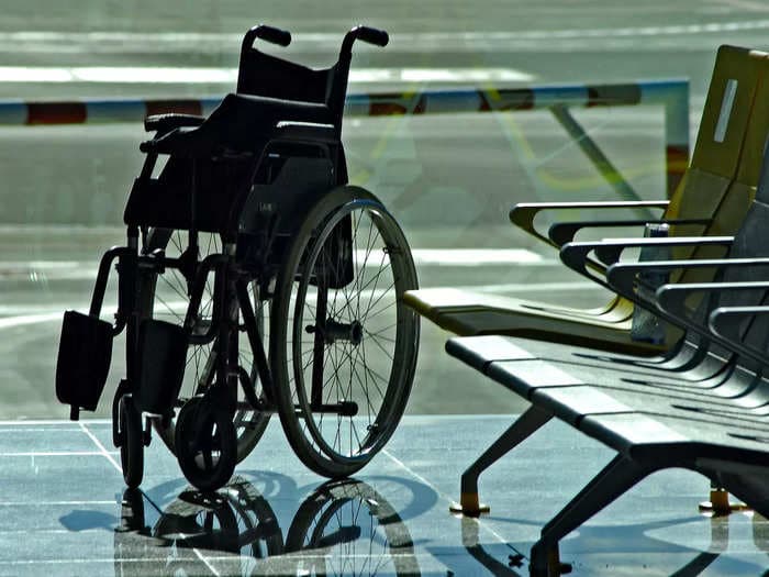 An American Airlines passenger says a staff member returned her damaged wheelchair to her after a flight, saying 'oops, sorry'