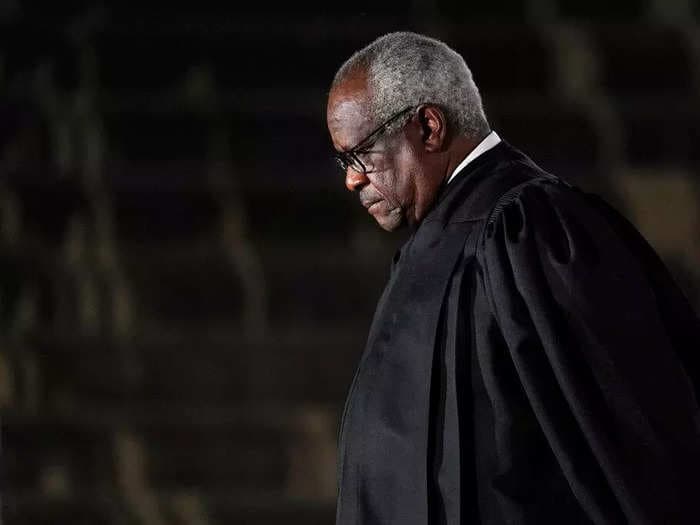 Conservative Justice Clarence Thomas took lavish vacations with a billionaire who criticized student-loan forgiveness months before the Supreme Court struck it down, new report says