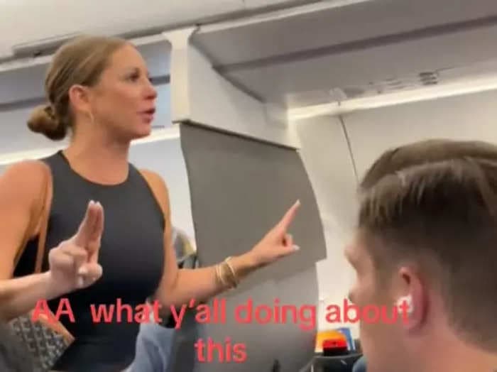 Bodycam footage shows the disturbing moment an American Airlines passenger claimed a flight was 'not going to make it' while being escorted out by police