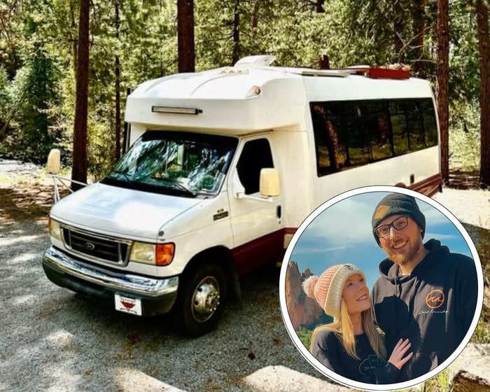 We converted a $12,000 shuttle bus into a tiny house on wheels. Here's what it's like living in it full time and how we did it.