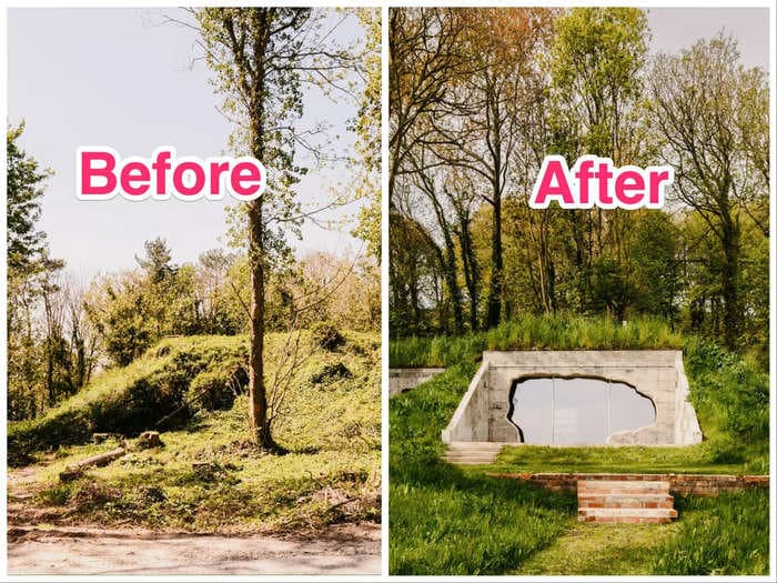 A family transformed an abandoned WWII bunker into a luxury vacation rental &mdash; check it out