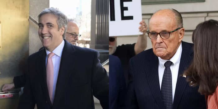 Michael Cohen is relishing Rudy Giuliani being charged with RICO violations: 'Karma boomerang is a bitch'