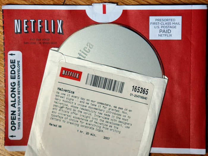 Netflix's DVD service is going out with a bang and mailing customers one last mystery shipment of 10 movies