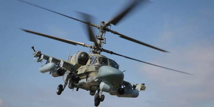 Video of a Ka-52 attack helicopter being shot down in Ukraine hints Russia isn't learning what it should have by now, former US general says