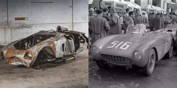 Here's what it would take to restore the rusted remains of a 1954 Ferrari purchased for $2 million to its glory days